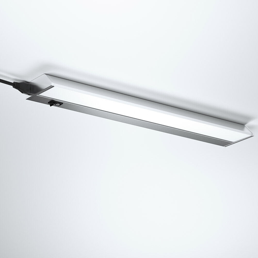 Luce Sotto Pensile Cucina 60 cm per Mobili Barra 60 LED in Alluminio Inclinabile