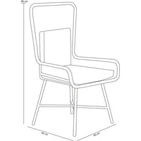 Set Tavolo e 2 Sedie da Giardino in Polyrattan Design Intrecciato da Esterno