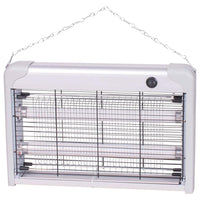 Zanzariera Elettrica Slim 2 Lampade UV LED 20W per Zanzare e Mosche senza sostanze chimiche