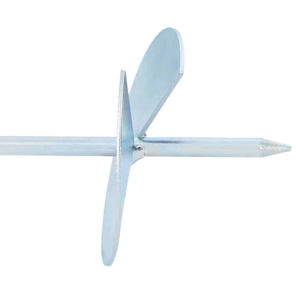 Ancora per Terra 2 pz Argento ?10 x 30 cm Metallo Galvanizzato CFW9045078