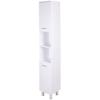 Mobile a Colonna Bianco Armadietto Salvaspazio Stretto Bagno Soggiorno Libreria