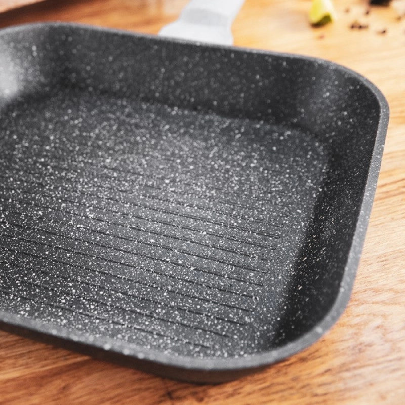 CECOTEC 03152 - Padella Grill Polka Exclusive 28 Grill Wood&Rock