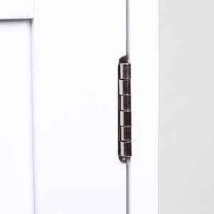 Mobile da Bagno Armadietto da Terra Autoportante Armadio con 2 Ante 50x30x92.5cm