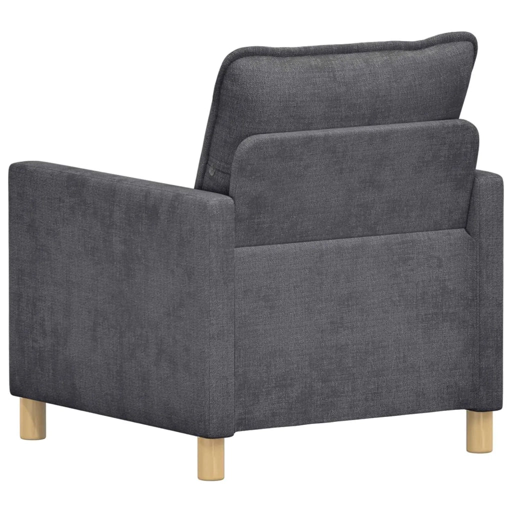 Divano Grigio Scuro 76 x 81 x 87,5 cm Poliestere