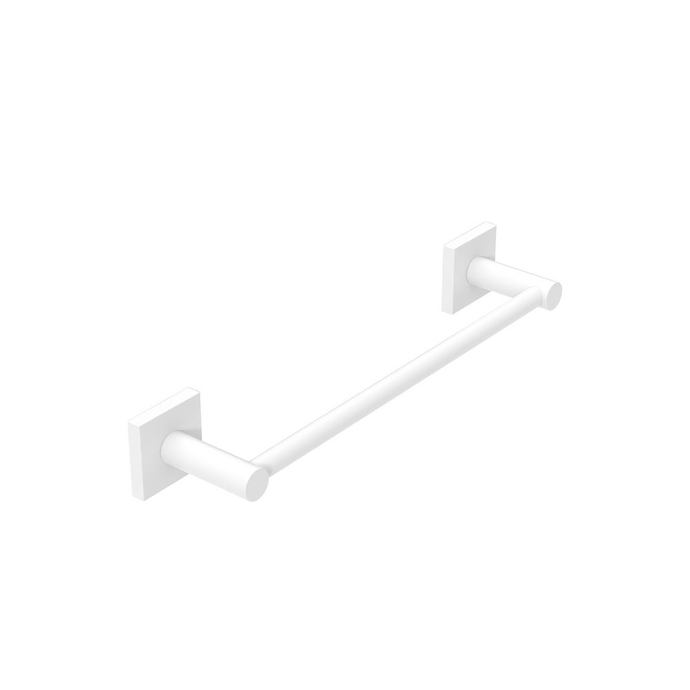 Barra Porta Asciugamani da Bagno Biadesivo Viti Hotel Maison Formato: 30 cm, Colore: Bianco