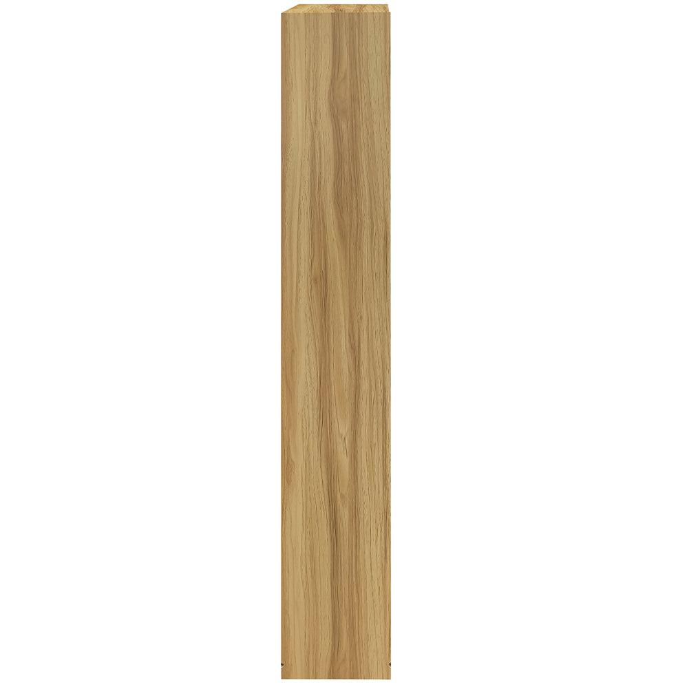 Scarpiera 4 Ante Ripiani Doppia Profondità Portascarpe Quercia e Verde 63x24x150