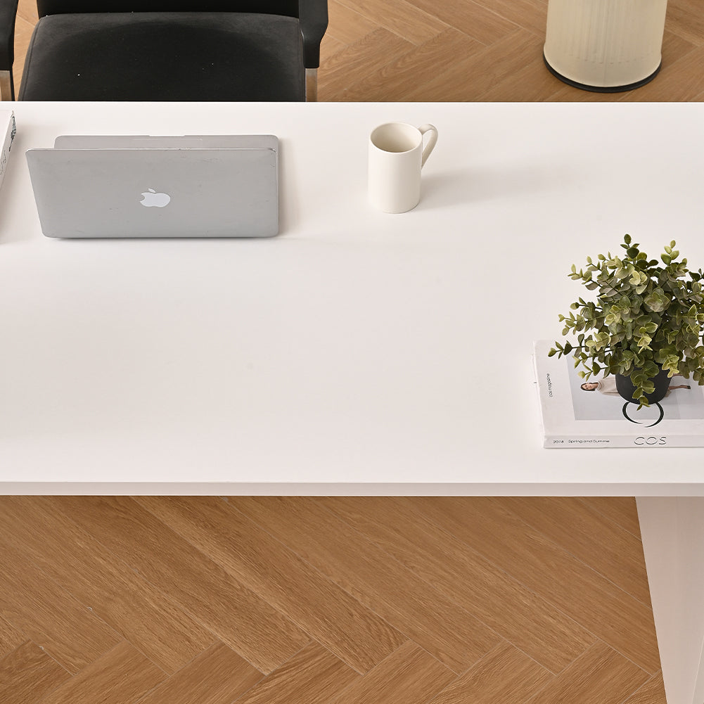 Scrivania per Computer da Ufficio Bianco Postazione Lavoro Studio PC 180x80x74cm