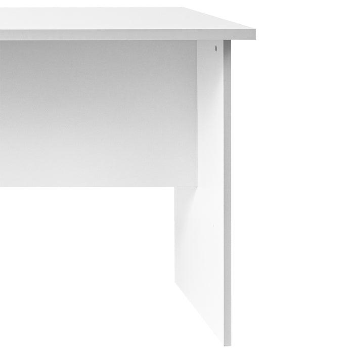 Scrivania per Computer da Ufficio Bianco Postazione Lavoro Studio PC 180x80x74cm