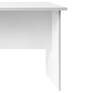 Scrivania per Computer da Ufficio Bianco Postazione Lavoro Studio PC 160x80x74cm