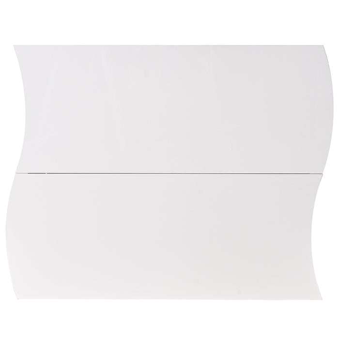 Scarpiera Ingresso in Legno Lucido ONDE 2 Ante Bianco Salvaspazio 101x26.5x81cm