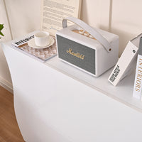 Scarpiera Ingresso in Legno Lucido ONDE 2 Ante Bianco Salvaspazio 101x26.5x81cm