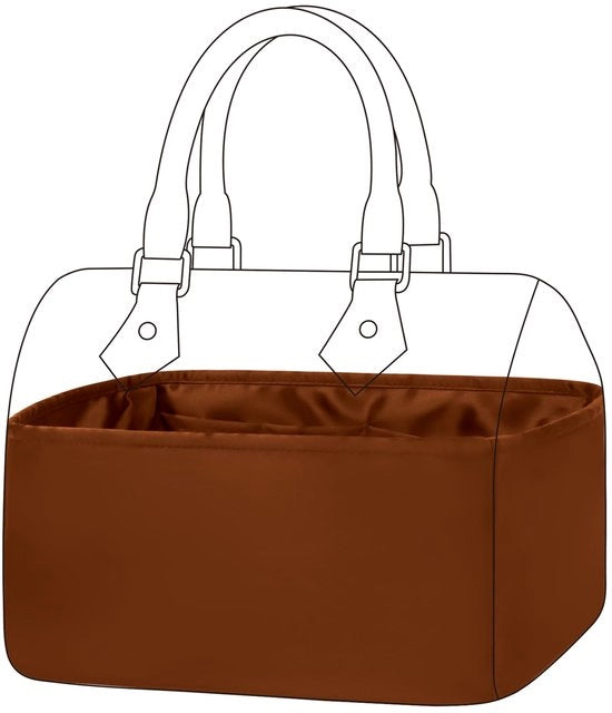 Organizzatore per borse, tasche interne in seta per borse LV Speedy Nano/20/25/30/35/40/45, organizzatore leggero per borse (oro, modello 35)