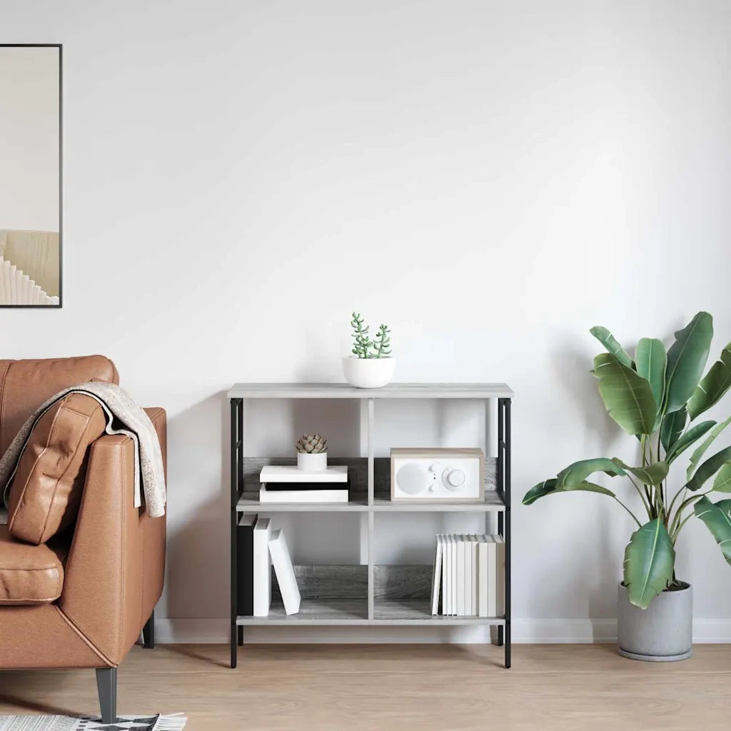 Libreria Grigio Sonoma 82 x 32 x 79 cm Legno multistrato 883997