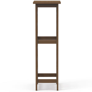 Cantinetta Portavino in Legno Bambù Noce con 28 Scomparti Bar Portabottiglie