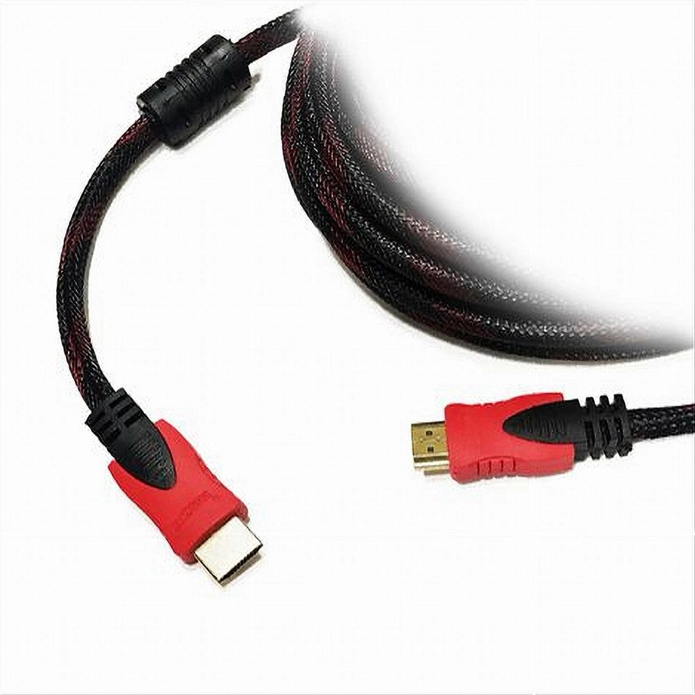 Trade Shop - Cavo Retinato Hdmi-hdmi 5 Mt Metri 24k Versione Full Hd 1080p Maxtech Hdmi-rt5m -