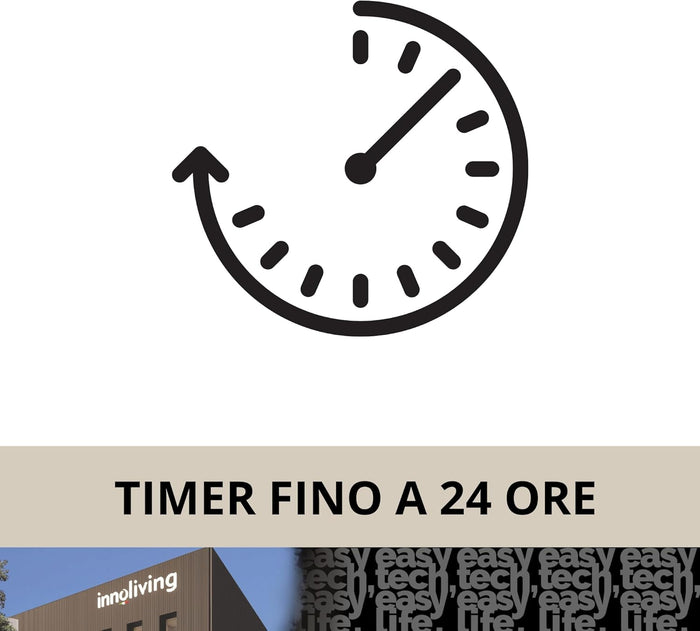 Innoliving Deumidificatore 40L, Modalità Asciugatura e Purificazione, Gas R290 Eco-Friendly, Timer 24h, Digitale, Capiente, Sbrina Autom, Serbatoio 5.5 Litri