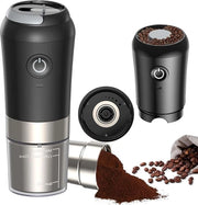 Elettrocaffettiera e zuccheroio a tre in uno - mixer di erbe regolabile - tazza rimovibile - adatto per chicchi di caffè vaniglia spezie