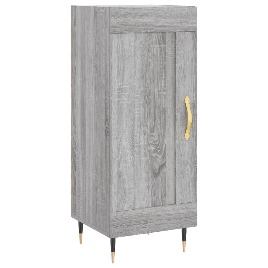 Credenza Grigio Sonoma 34,5x34x90 cm in Legno Multistrato 830426