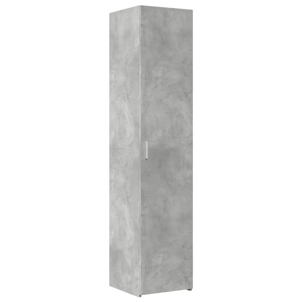 vidaXL Mobile Sottile Grigio Cemento 40x42,5x225 cm in Truciolato
