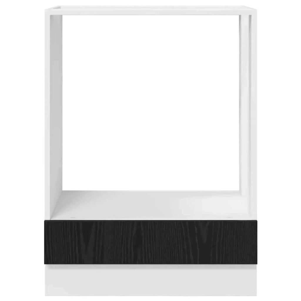 Armadio pensile | Mobile da Cucina Rovere Nero 60 x 46 x 81,5 cm Legno multistrato
