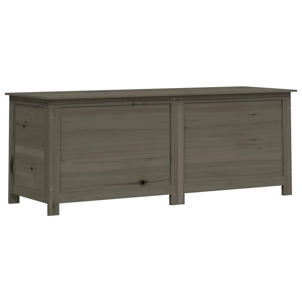 Scatola Cuscini Antracite 150x50x56 cm Legno Massello di Abete 152172
