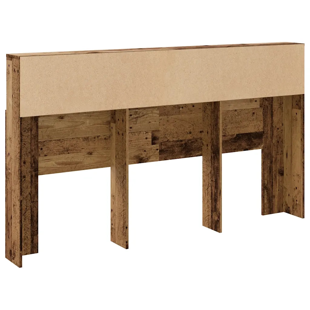 Testiera con Contenitore Legno 180x19x103,5 cm in Truciolato