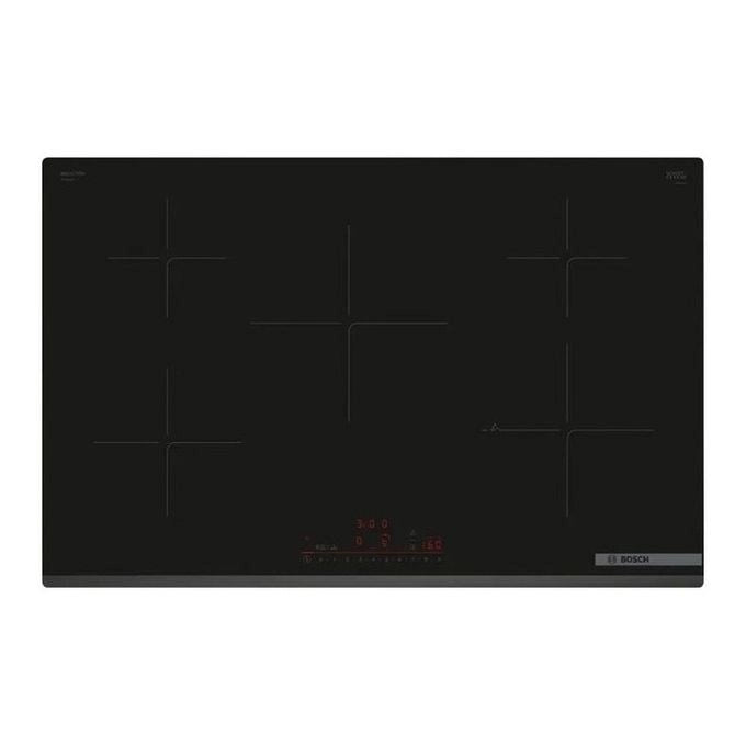 Bosch Serie 6 PIV83KHC1E piano cottura Nero Da incasso 80.2 cm Piano cottura a induzione 5 Fornello(i)