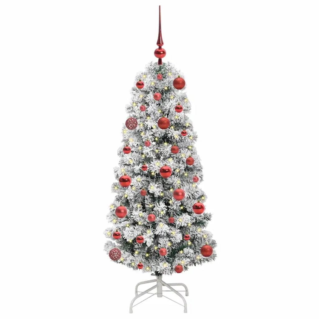 Albero di Natale | Decorazioni natalizie Artificiale con Rami Pieghevoli 120 cm
