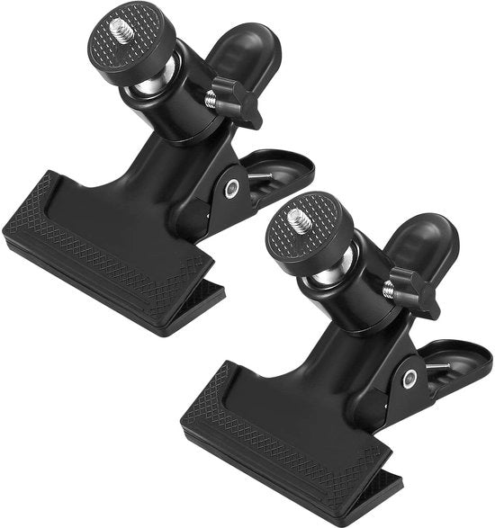 Accessori per Flitser Houderset con Clip a 360 Gradi e Adattatore a Palla per Cuffie per Hero