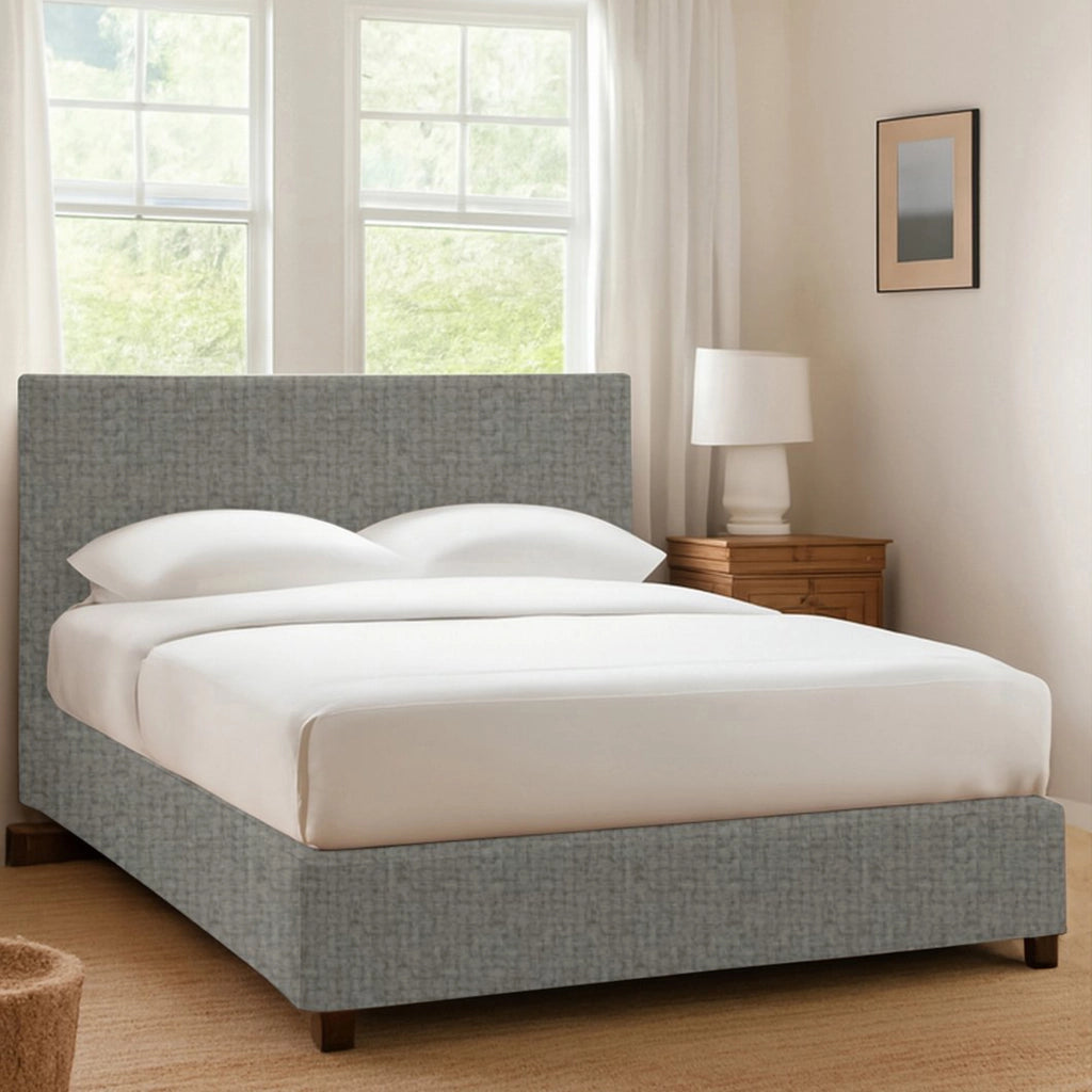 Ilford, Letto Singolo Sfoderabile Made in Italy, Grigio Cenere