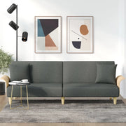 Divano Letto con Braccioli Grigio Scuro in Tessutocod mxl 71565