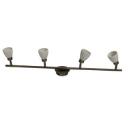 Stecca 4 Faretti MAX 4X50W GU10 - Serie FIRENZE ALEYAY