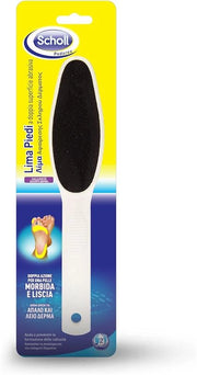 SCHOLL LIMA PER PIEDI CON CRISTALLI DI DIAMANTE A DOPPIA SUPERFICIE ABRASIVA PER CALLI 2 SUPERFICI IMPUGNATURA ANTISCIVOLO