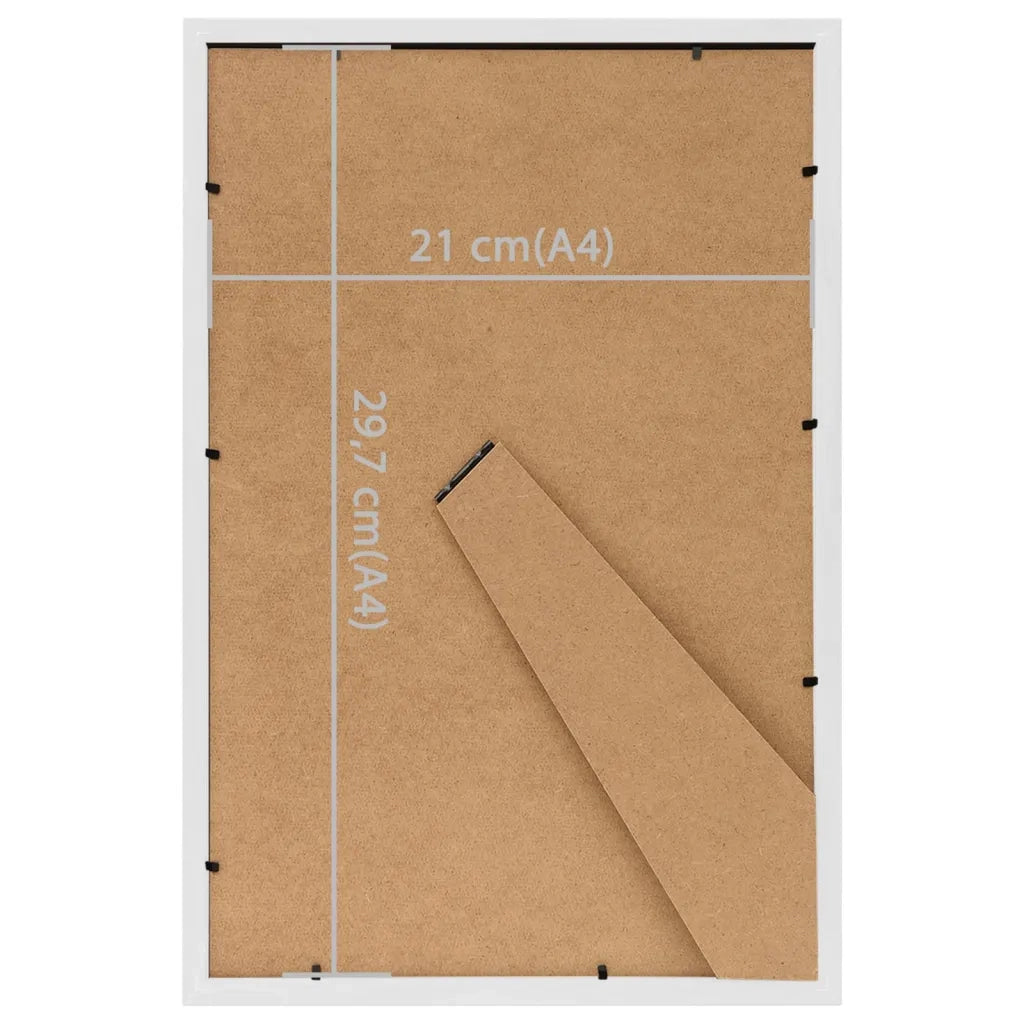 Cornici Foto Collage 5 pz per Tavolo Bianche 21x29,7cm MDF 332593