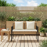 Panchine da esterno 2 -Seater 116 x 56 x 75 cm polyrattan 42025354