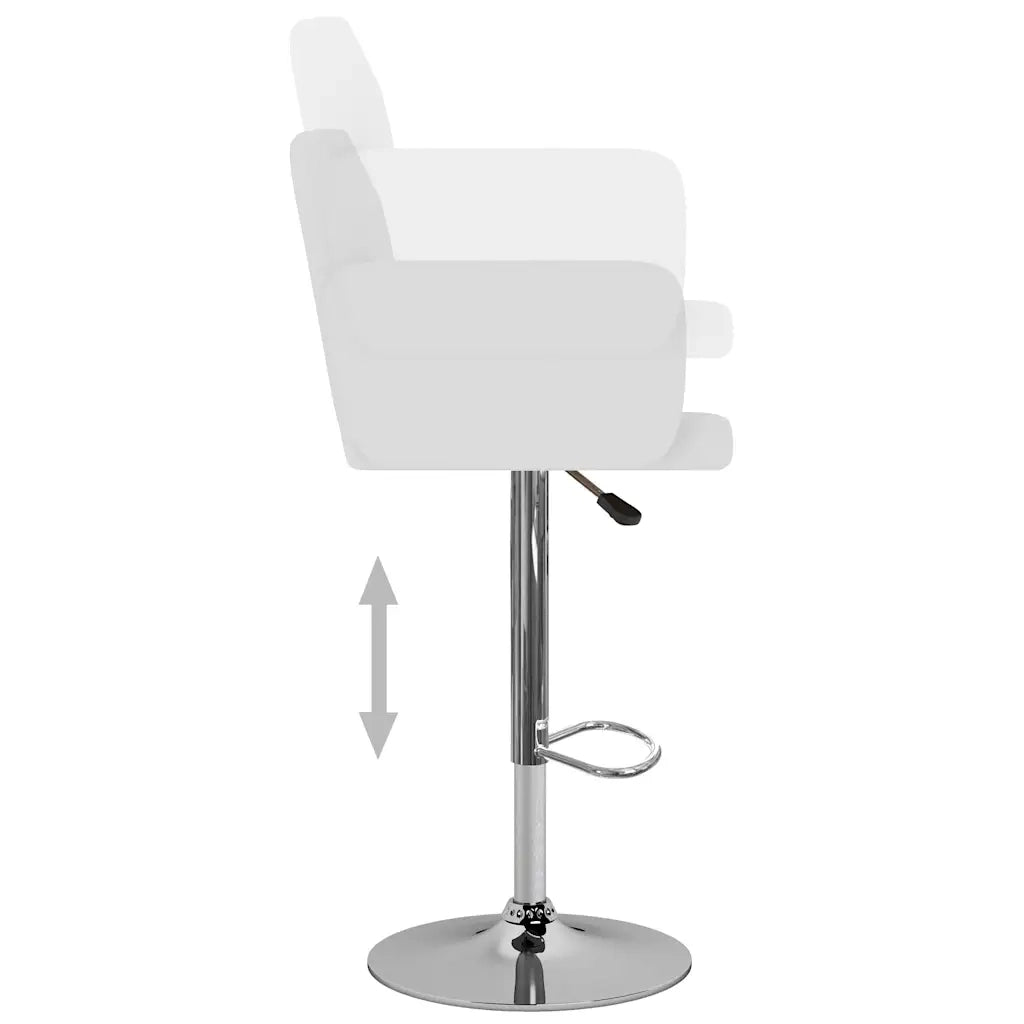Sgabelli da Bar 2 pz Bianchi in Similpelle cod mxl 55656