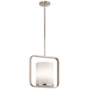 Sospensione City Loft nichel lucido 1xE27 60W Kichler