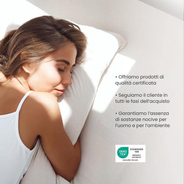 Topper Matrimoniale 160x190, Memory Foam, Regolatore di rigiditÃ , Correttore, Alto 6 cm, Sfoderabile, 100% Made in Italy