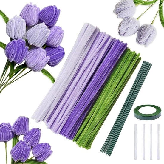 370 pezzi di filo di seta azzurra - decorazioni floreali e rinfrescanti per decorare e decorare per il fai da te