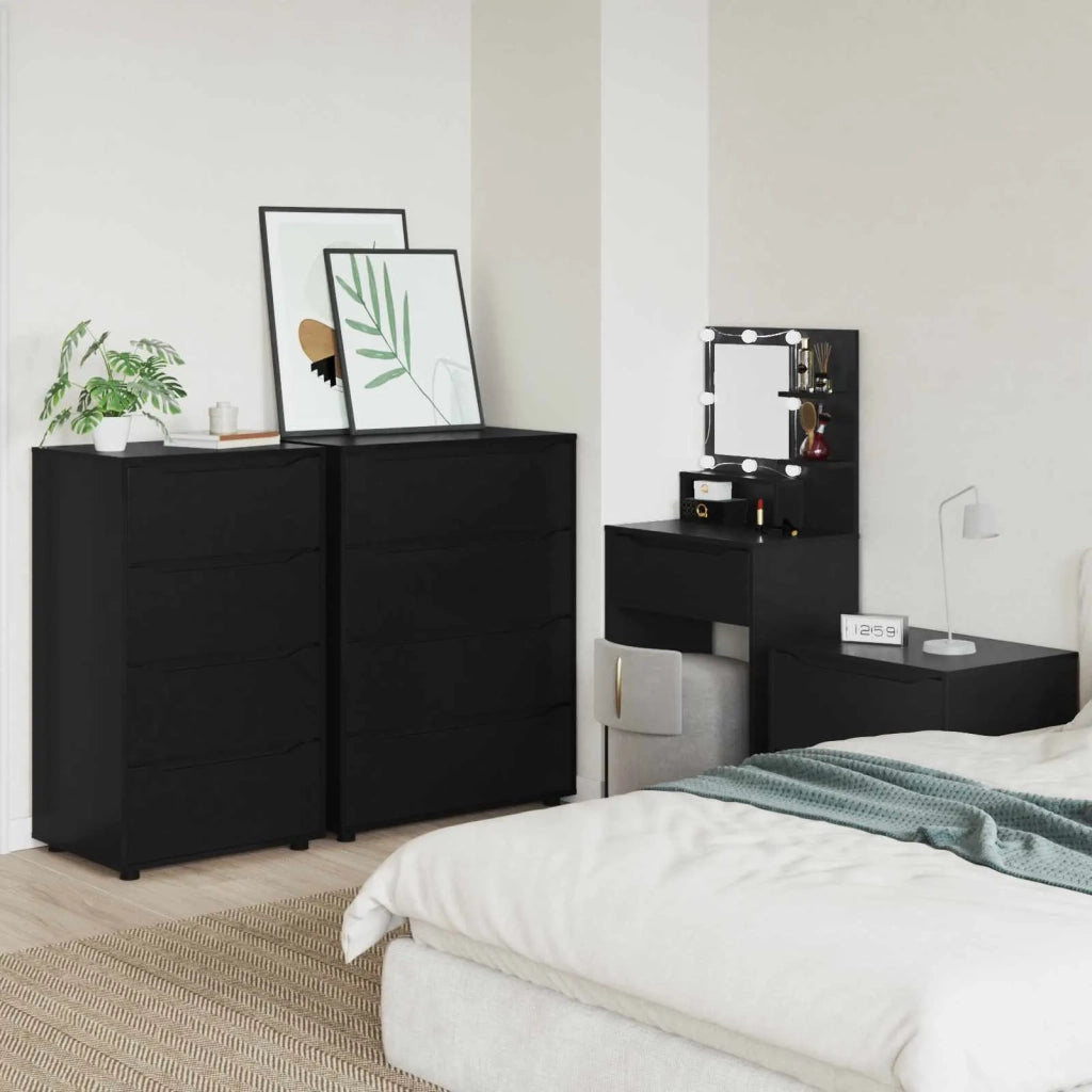 Armadi di Stoccaggio Nero 60 x 48 x 105 cm Legno multistrato 3406236