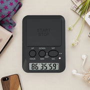 Timer multifunzionale elettronico, orologio digitale, timer per fitness, riposo, cucina, riunioni e altri eventi.