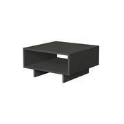 Tavolino in legno "Hola" - 60 x 60 x 32 cm - Grigio antracite
