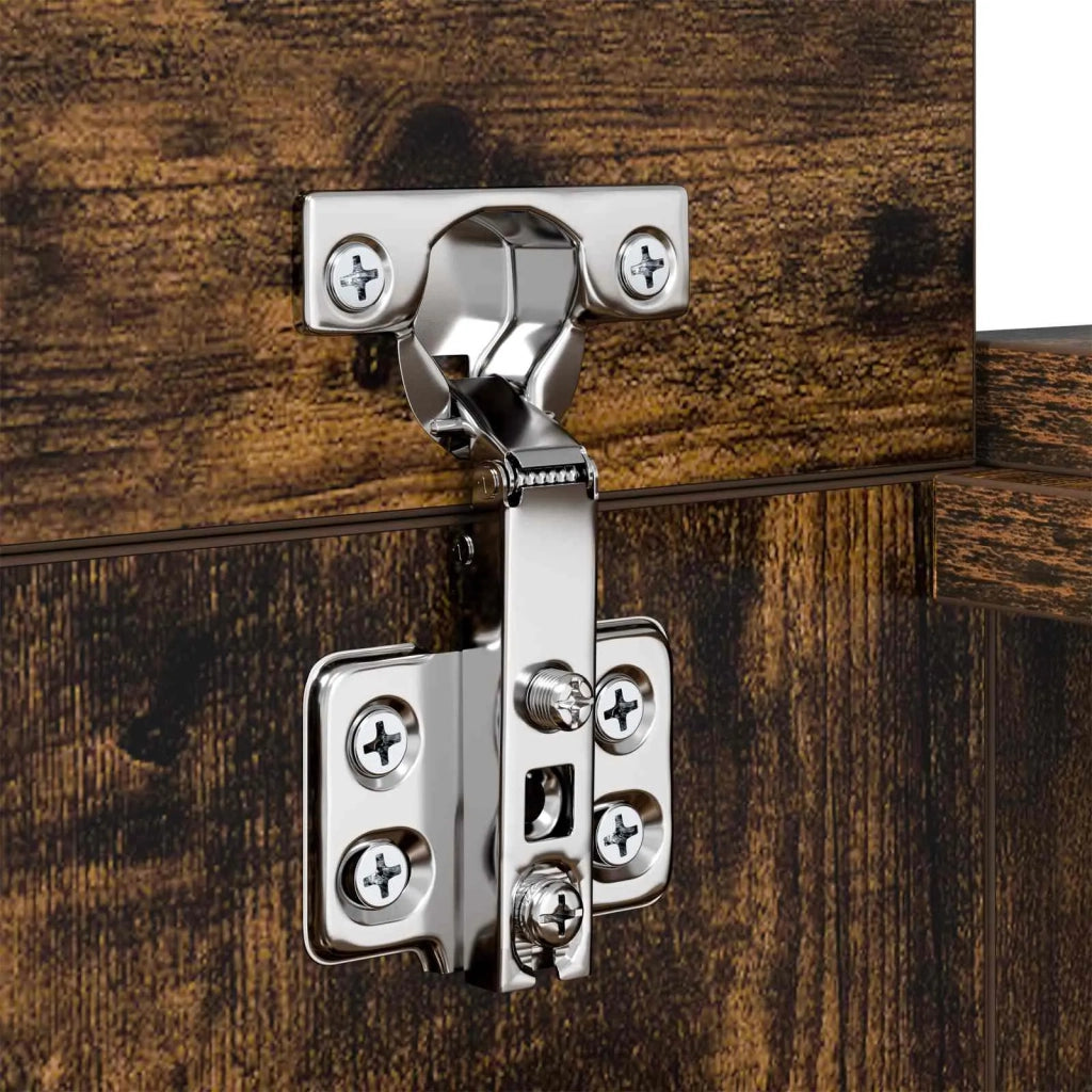 Scrivania studio Rovere Fumo 130 x 36 x 19,5 cm 8006704