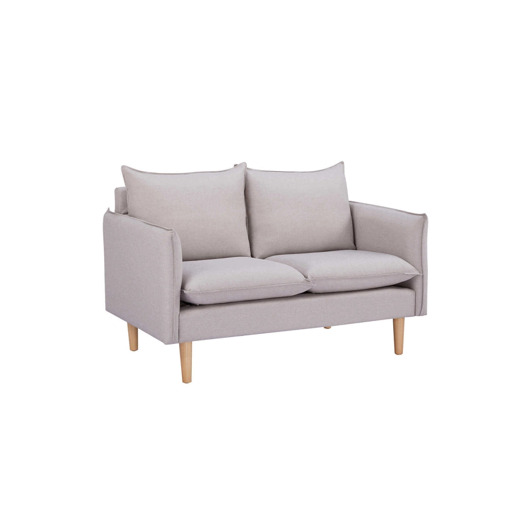 Divano 2 posti stile scandinavo in Tessuto cm 130x84x82 - LEO