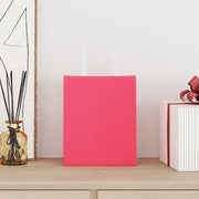 Sacchetti di Carta 50 pz con Manici Rosa 18x8x22 cm 4101880