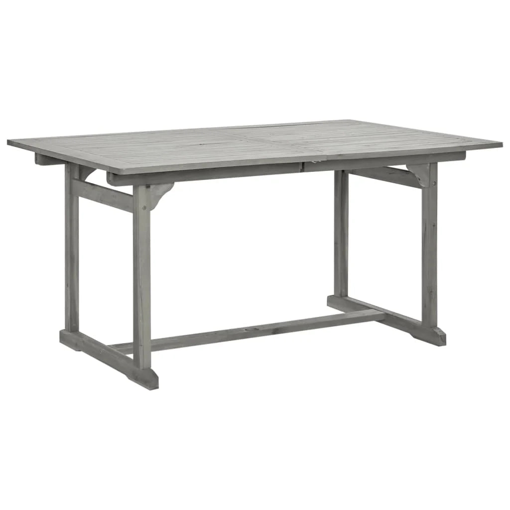Set da pranzo da giardino 5 pezzi mobili da esterno legno massello di acacia 02_0013747