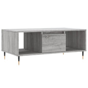 Tavolino salotto | Tavolino da caff¨¨ | Tavolino da Soggiorno Grigio Sonoma 90x50x36,5 cm Legno Multistrato