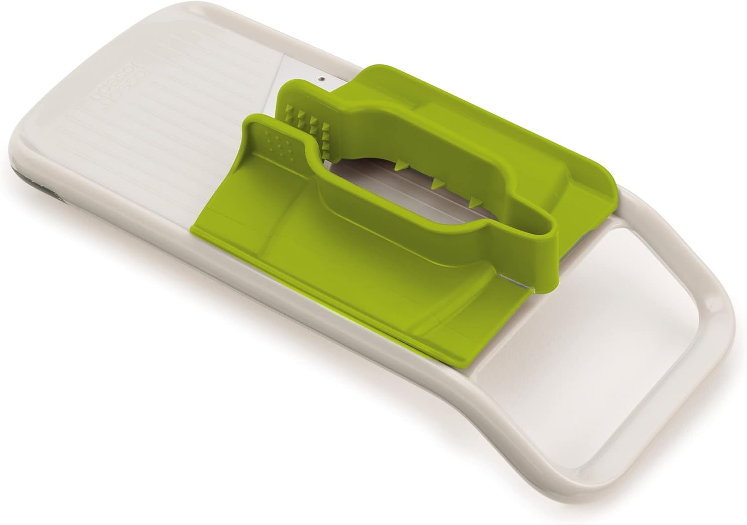 Joseph Joseph Duo Multi-grip Mandolina per Verdure, Taglia Frutta e Verdure con Presa di Precisione, Bianco