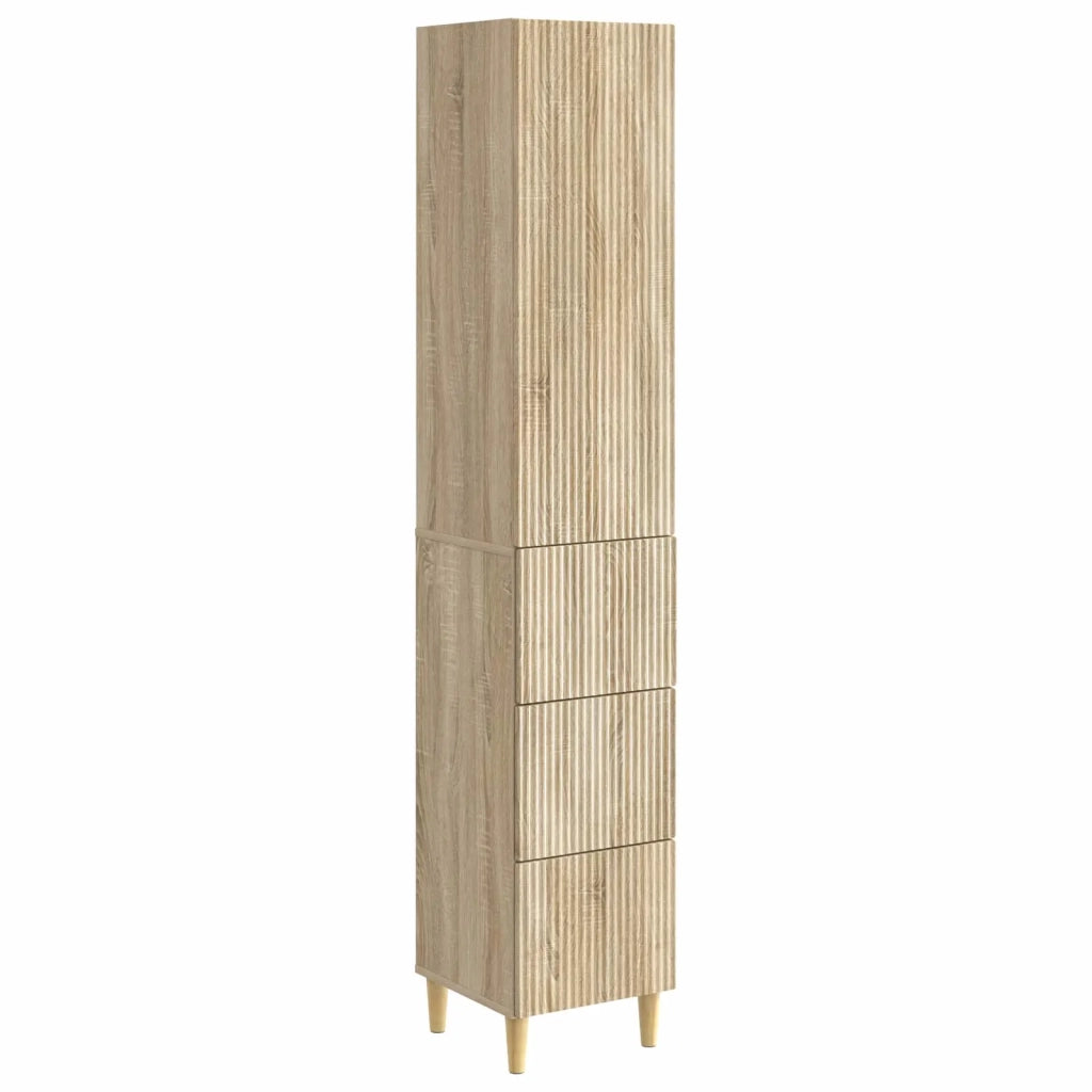 Set di armadi 2 pcs 33 x 34,5 x 90 cm Legno ingegnerizzato
