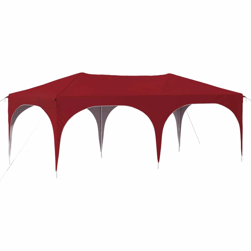 Tenda per feste a pop-up 575 x 288 x 245 cm Borgogna